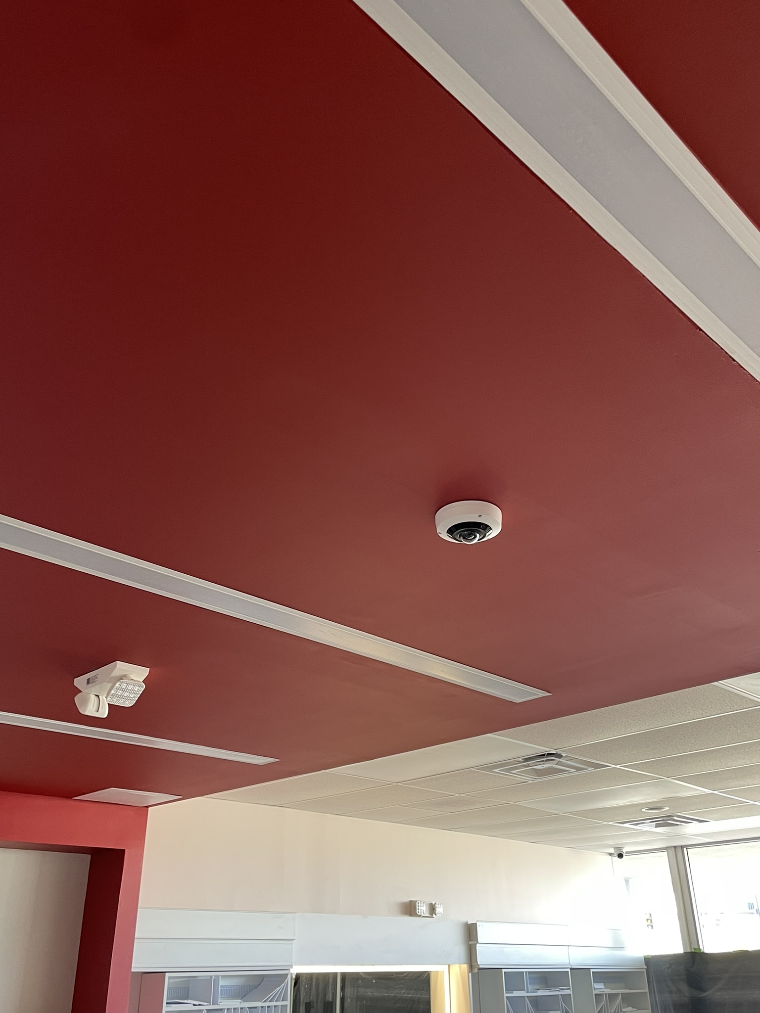 CCTV camera installation view